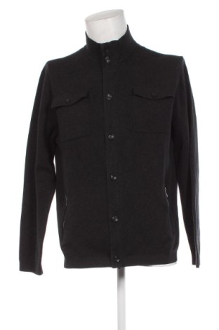 Jachetă tricotată de bărbați Massimo Dutti, Mărime XL, Culoare Gri, Preț 203,95 Lei