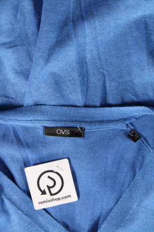 Jachetă tricotată de bărbați Oviesse, Mărime XXL, Culoare Albastru, Preț 83,23 Lei