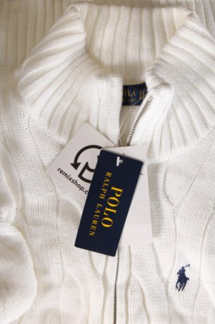Męski kardigan Polo By Ralph Lauren, Rozmiar M, Kolor Biały, Cena 890,32 zł