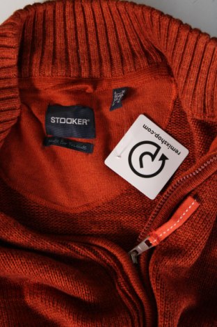 Herren Strickjacke Stooker, Größe XL, Farbe Orange, Preis € 14,13