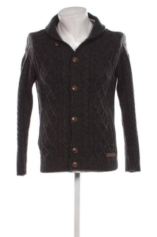 Jachetă tricotată de bărbați Threadbare, Mărime M, Culoare Gri, Preț 44,89 Lei