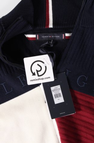 Jachetă tricotată de bărbați Tommy Hilfiger, Mărime XXL, Culoare Albastru, Preț 466,12 Lei