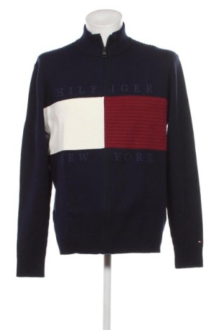 Herren Strickjacke Tommy Hilfiger, Größe XXL, Farbe Blau, Preis 73,04 €