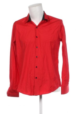 Ανδρικό πουκάμισο, Μέγεθος L, Χρώμα Κόκκινο, Τιμή 9,87 €