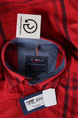 Herrenhemd, Größe M, Farbe Rot, Preis 14,40 €