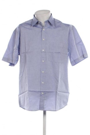 Ανδρικό πουκάμισο, Μέγεθος L, Χρώμα Μπλέ, Τιμή 15,00 €