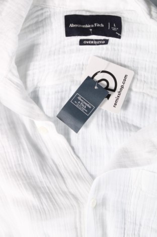 Ανδρικό πουκάμισο Abercrombie & Fitch, Μέγεθος L, Χρώμα Λευκό, Τιμή 41,75 €