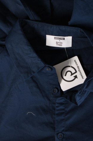 Ανδρικό πουκάμισο About you x Kevin Trapp, Μέγεθος L, Χρώμα Μπλέ, Τιμή 35,16 €