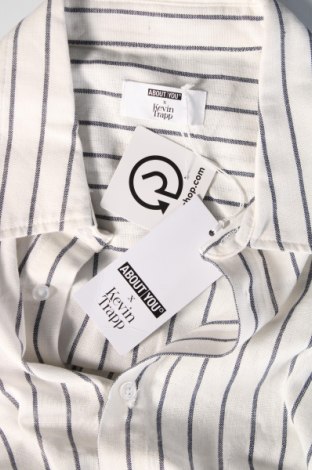 Ανδρικό πουκάμισο About you x Kevin Trapp, Μέγεθος XXL, Χρώμα Λευκό, Τιμή 63,92 €