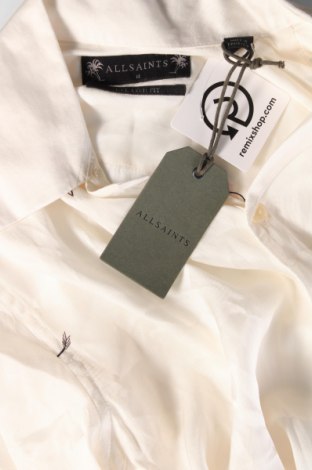 Herrenhemd AllSaints, Größe M, Farbe Ecru, Preis 45,16 €
