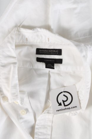Ανδρικό πουκάμισο Banana Republic, Μέγεθος XL, Χρώμα Λευκό, Τιμή 35,16 €