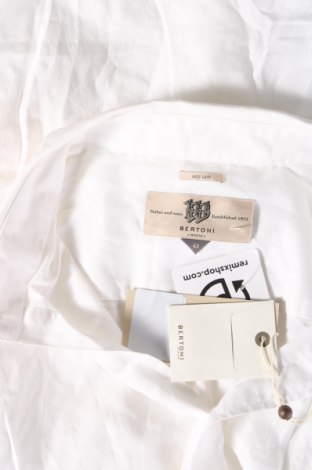 Ανδρικό πουκάμισο Bertoni, Μέγεθος M, Χρώμα Λευκό, Τιμή 42,19 €