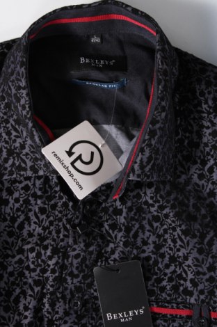 Ανδρικό πουκάμισο Bexleys, Μέγεθος L, Χρώμα Μαύρο, Τιμή 23,82 €