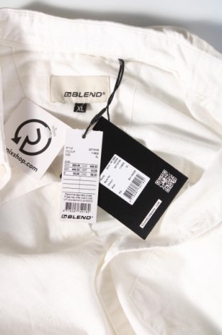 Ανδρικό πουκάμισο Blend, Μέγεθος XL, Χρώμα Λευκό, Τιμή 29,77 €