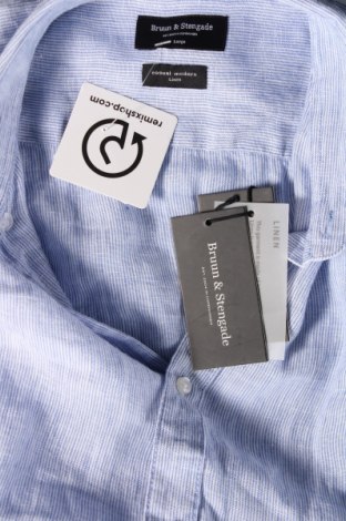 Pánská košile  Bruun & Stengade, Velikost L, Barva Modrá, Cena  988,00 Kč