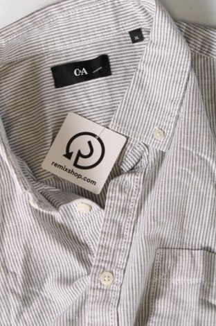 Ανδρικό πουκάμισο C&A, Μέγεθος XL, Χρώμα Γκρί, Τιμή 10,76 €