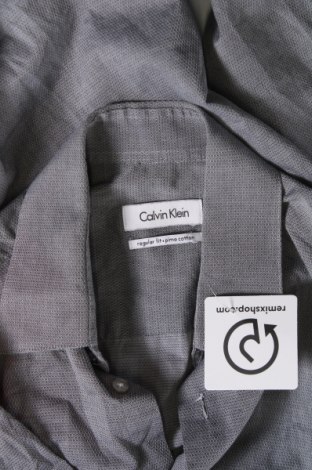 Cămașă de bărbați Calvin Klein, Mărime M, Culoare Gri, Preț 100,66 Lei