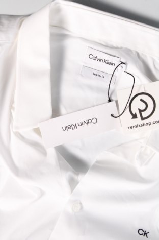 Ανδρικό πουκάμισο Calvin Klein, Μέγεθος XXL, Χρώμα Λευκό, Τιμή 52,89 €