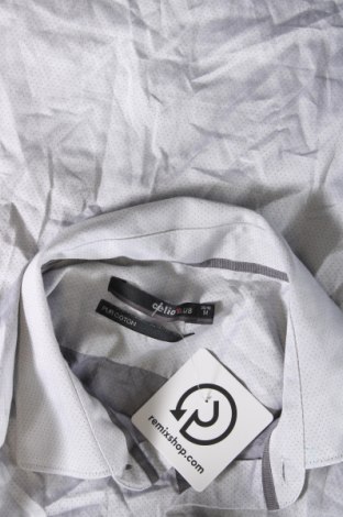 Herrenhemd Celio, Größe M, Farbe Grau, Preis € 9,08