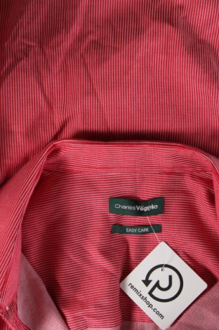 Ανδρικό πουκάμισο Charles Vogele, Μέγεθος XL, Χρώμα Κόκκινο, Τιμή 10,76 €