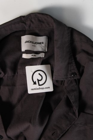 Ανδρικό πουκάμισο Core By Jack & Jones, Μέγεθος S, Χρώμα Γκρί, Τιμή 17,44 €