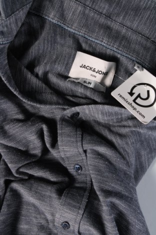 Мъжка риза Core By Jack & Jones, Размер M, Цвят Син, Цена 17,00 лв.