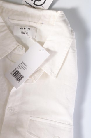 Мъжка риза Dan Fox X About You, Размер M, Цвят Бял, Цена 77,00 лв.