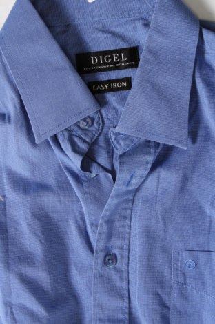 Мъжка риза Digel, Размер L, Цвят Син, Цена 17,00 лв.