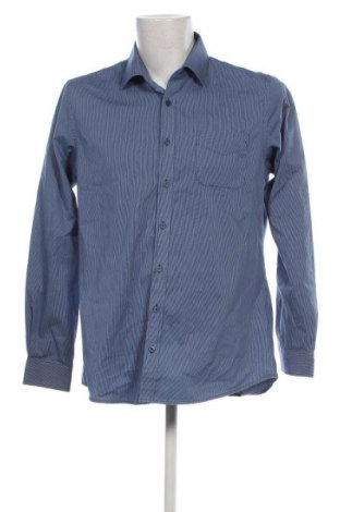 Мъжка риза Dressmann, Размер L, Цвят Син, Цена 17,00 лв.