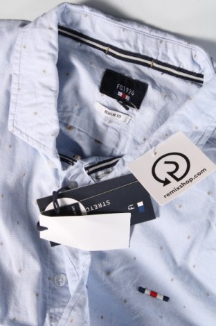 Ανδρικό πουκάμισο FQ1924, Μέγεθος L, Χρώμα Μπλέ, Τιμή 23,81 €