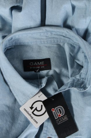 Ανδρικό πουκάμισο Game, Μέγεθος L, Χρώμα Μπλέ, Τιμή 15,65 €