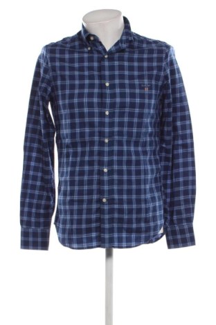 Ανδρικό πουκάμισο Gant, Μέγεθος S, Χρώμα Μπλέ, Τιμή 38,27 €