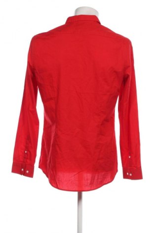 Мъжка риза H&M, Размер M, Цвят Червен, Цена 29,00 лв.