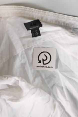 Ανδρικό πουκάμισο H&M, Μέγεθος L, Χρώμα Λευκό, Τιμή 8,90 €