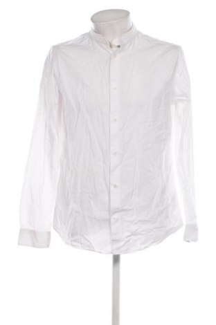 Мъжка риза H&M, Размер L, Цвят Бял, Цена 29,01 лв.