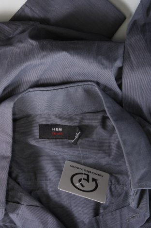 Cămașă de bărbați H&M, Mărime S, Culoare Albastru, Preț 95,39 Lei