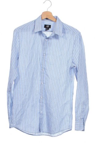 Мъжка риза H&M, Размер S, Цвят Син, Цена 14,50 лв.