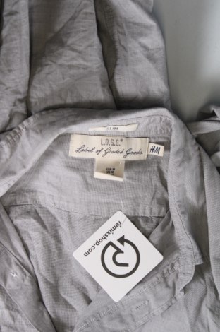 Ανδρικό πουκάμισο H&M, Μέγεθος M, Χρώμα Γκρί, Τιμή 8,97 €