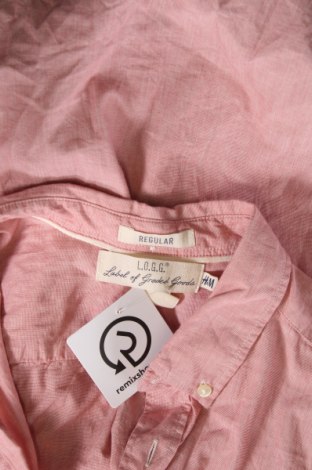 Herrenhemd H&M L.O.G.G., Größe S, Farbe Rosa, Preis 10,09 €