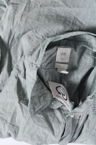 Herrenhemd H&M L.O.G.G., Größe L, Farbe Grün, Preis € 11,10