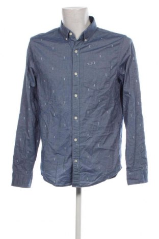 Herrenhemd Hollister, Größe M, Farbe Blau, Preis € 10,65