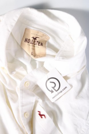 Herrenhemd Hollister, Größe L, Farbe Weiß, Preis 13,01 €