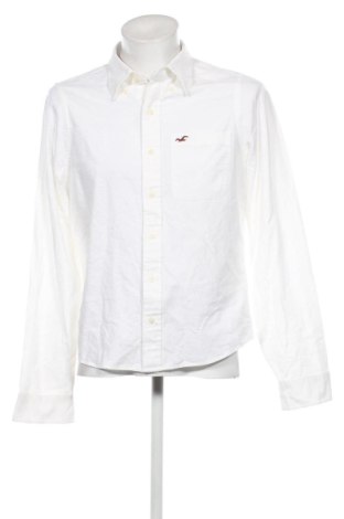 Ανδρικό πουκάμισο Hollister, Μέγεθος L, Χρώμα Λευκό, Τιμή 11,57 €