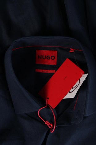 Cămașă de bărbați Hugo Boss, Mărime XL, Culoare Albastru, Preț 710,53 Lei