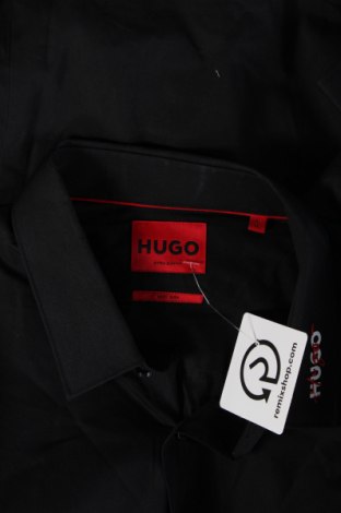 Cămașă de bărbați Hugo Boss, Mărime L, Culoare Negru, Preț 710,53 Lei