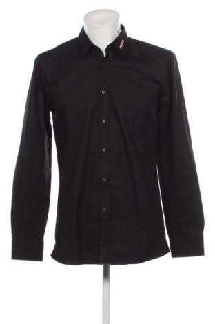 Ανδρικό πουκάμισο Hugo Boss, Μέγεθος L, Χρώμα Μαύρο, Τιμή 71,75 €