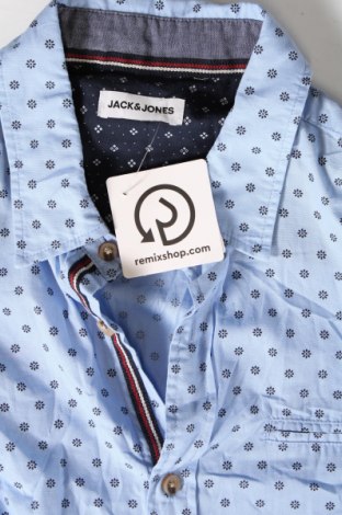 Мъжка риза Jack & Jones, Размер M, Цвят Син, Цена 17,00 лв.