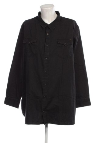 Ανδρικό πουκάμισο Jack & Jones, Μέγεθος 5XL, Χρώμα Γκρί, Τιμή 40,16 €