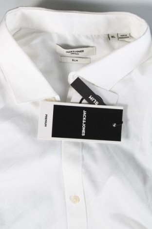 Ανδρικό πουκάμισο Jack & Jones, Μέγεθος XL, Χρώμα Λευκό, Τιμή 31,70 €