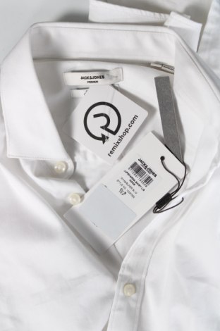 Herrenhemd Jack & Jones, Größe S, Farbe Weiß, Preis 23,25 €